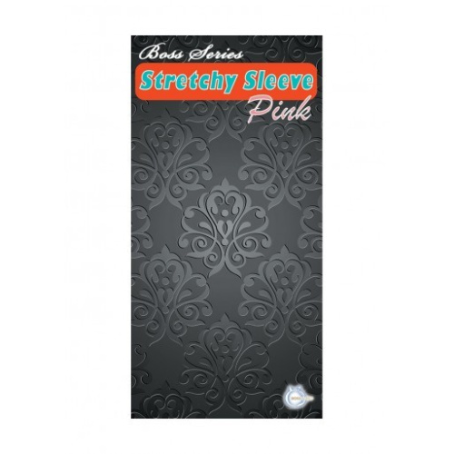 Boss Stretchy Sleeve - Насадка на член, 7х4.5 см (рожева) - купити в Києві, Україні