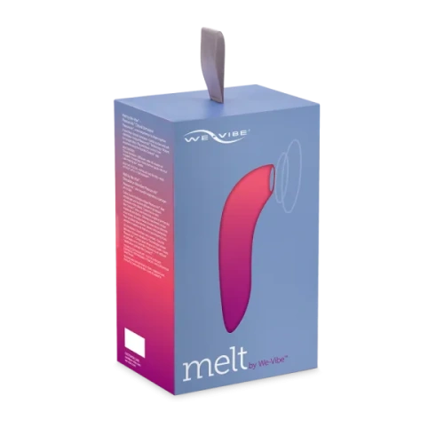 We-Vibe Melt + Лубрикант 50 мл - Вакуумний стимулятор для клітора з керуванням через додаток на смартфоні, 12.6х2.4 см (помаранчевий) - купити в Києві, Україні