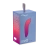 We-Vibe Melt + Лубрикант 50 мл - Вакуумний стимулятор для клітора з керуванням через додаток на смартфоні, 12.6х2.4 см (помаранчевий) - купити в Києві, Україні