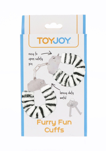 Наручники Furry Fun Cuffs (чорно-білий) - купити в Києві, Україні