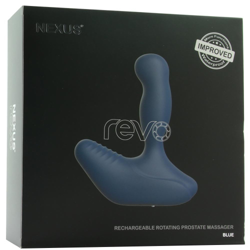 Nexus Revo New массажер простаты с вращающейся головкой и вибрацией, 10х3,2 см