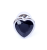 Анальная побка с кристаллом B-Series Jewellery Silver Heart Plug, S