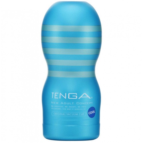 Tenga Deep Throat Cup Cool Edition - Мастурбатор з лубрикантом, що охолоджує (глибока глотка), 18х7.5 см - купити в Києві, Україні