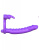 Pipedream Silicone Double Pene Rabbit - насадка для подвійного проникнення, 10х2.8 см (фіолетовий) - купити в Києві, Україні