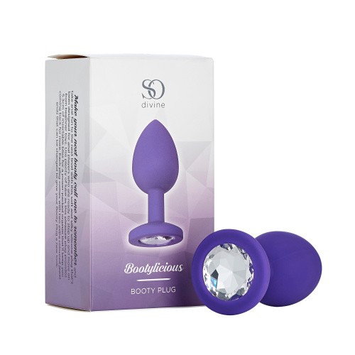 So Divine Bootylicious - Анальна пробка із кристалом 3 в 1 змінні кристали, розмір M - купити в Києві, Україні