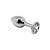 Alive - Mini Metal Butt Plug - Анальна пробка - S, 7х2.8 см (біла) - купити в Києві, Україні