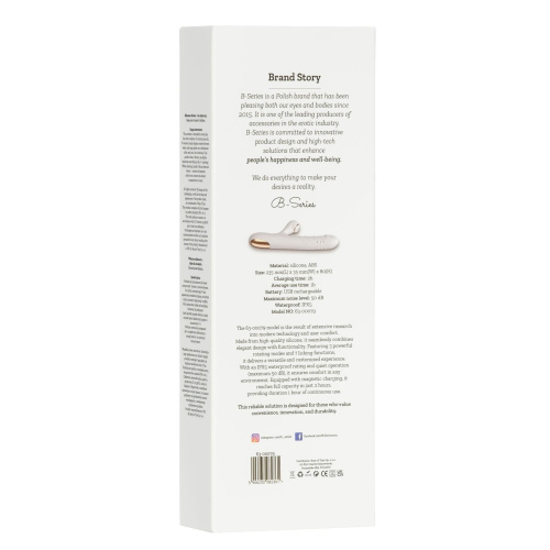 Вибратор кролик B - Series Fox Silicone Vibrator 3 функции вращения, 7 лизания