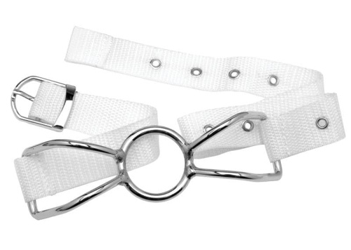 Asylum  Mouth Restraint with Metal Bit - Фиксатор для рта