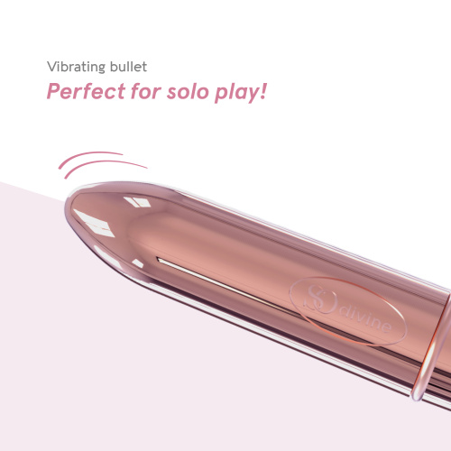 So Divine Rose Gold Halo стильна потужна віброкуля, 7.6х1.5 см - купити в Києві, Україні