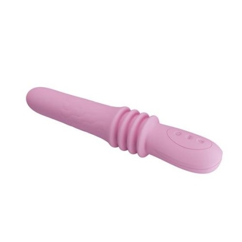 LyBaile Pretty Love Suzie Vibrator Up&Down function - Вибратор с имитацией фрикций, 25.2х3.9 см (фиолетовый)