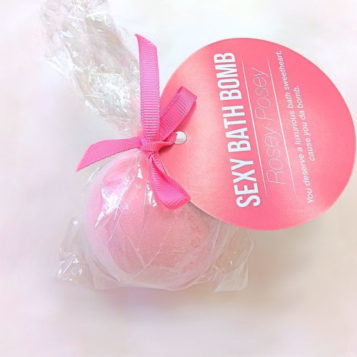 System JO Dona Bath Bomb - Rosey Posey  Супер-бомбочка для ванны с ароматом розы, 128 г