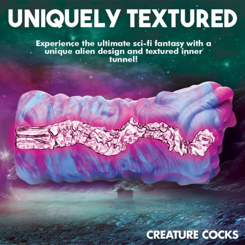 CC Cyclone Squishy Alien Vagina Stroker - Мастурбатор, 16,5 см (радужный)