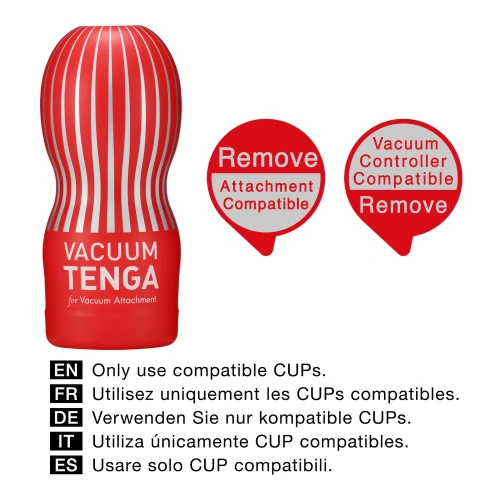 Вакуумная насадка Tenga VACUUM MAX + мастурбатор Vacuum Cup