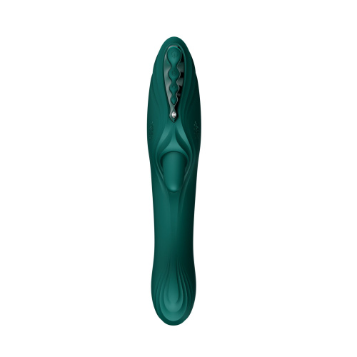 Вибратор-кролик со смарт управлением Zalo Ares Turquoise Green