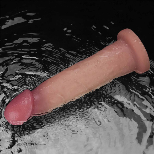 Реалистичный вибратор LoveToy Vibrating Sliding Skin Pro II, 22,7 см