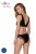 Passion PS002 Panties - Трусики с прозрачной вставкой, S (чёрные) Passion PS002 Panties - Трусики с прозрачной вставкой, S (чёрные)