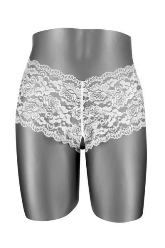 Fashion Secret Julia White - трусики с доступом, S-L (белые)