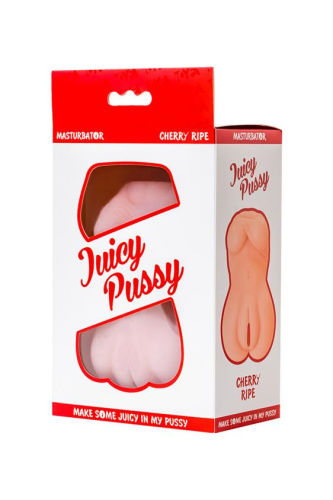 Toyfa Cherry Ripe - компактный мастурбатор-вагина, 15х6 см