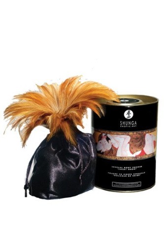 Shunga Sweet Snow Body Powder Sparkling Strawberry Wine - Пудра для оральных ласк, 225 г  (клубника)