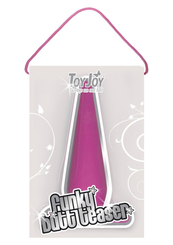 Toy Joy Funky Butt Teaser - Анальная пробка, 10Х3 см (фиолетовый)