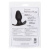 CalExotics Silicone Perfect Plug - силиконовая анальная пробка, 9х4,5 см (чёрный)