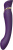 Zalo Queen Set Pulse Wave Clit Stim - Премиальный вибратор для клитора с насадкой для вакуумной стимуляции, 21.6х3.5 см (фиолетовый)