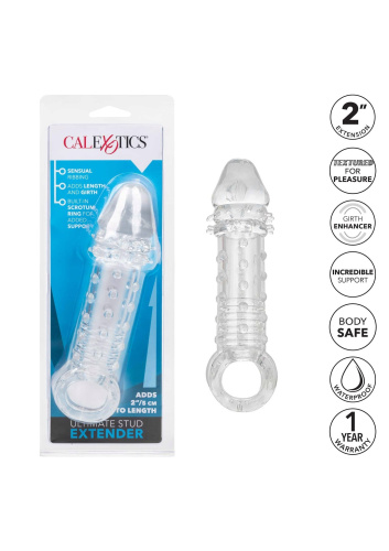 California Exotic Novelties Transparent Ultimate Extender - Насадка 16х4.5 см (прозрачная)