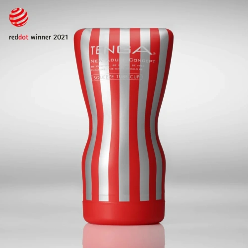 Tenga Original Soft Tube Cup - Мастурбатор с контролируемым уровнем жесткости, 15х4.5 см (белый)
