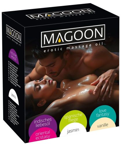 Набір масажних олійок Magoon, 6 шт. по 100 мл - купити в Україні | Секс шоп SEX-SHOP.ua