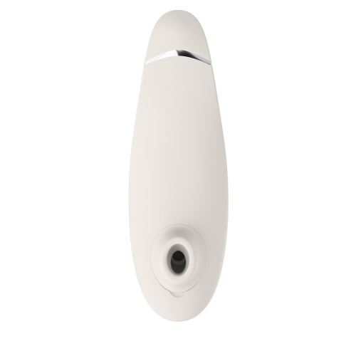 Womanizer Premium 2 + Лубрикант 50 мл – Инновационный клиторальный вакуумный стимулятор, 15.5х3.5 см (серый)