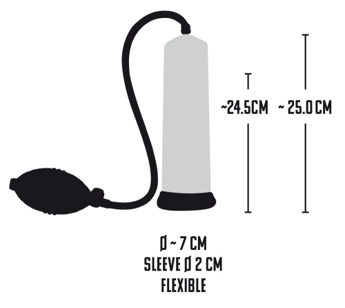 Orion Mister Boner Professionals Power Pump - Помпа для члена, 25х7 см