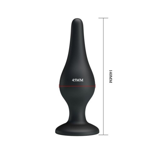 Pretty Love Sensitive Prostate Plug Black - Анальна пробка, 14 см (чорний) - купити в Києві, Україні