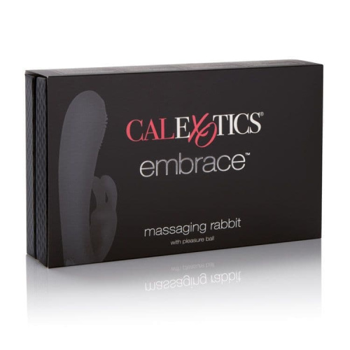 California Exotic Novelties Embrace Massaging G-Rabbit - вибратор-кролик для точки G, 13х3.3 см (фиолетовый)