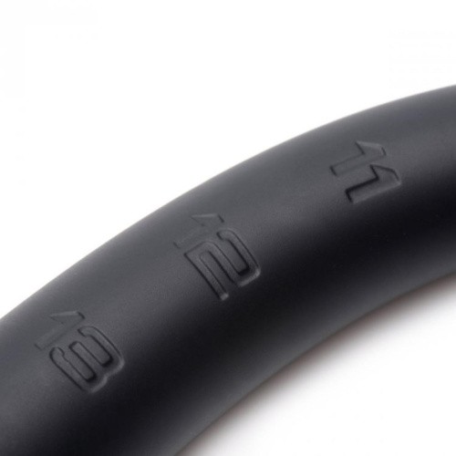 Hosed 15" S Tapered Silicone Hose - гибкий силиконовый анальный стимулятор, 41.3х3.12 см (чёрный)