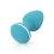 Cala Azul - Blanca Vibrating anal plug - Анальная вибропробка, 8,3 см (бирюзовый)