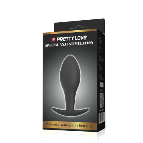 Pretty Love Round Anal Butt Plug - Анальна пробка, 8.5х3.1 см - купити в Києві, Україні