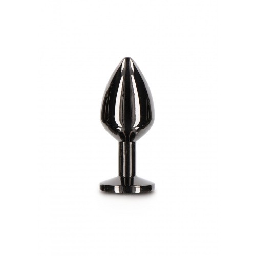 Taboom - M Butt Plug With Diamond Jewel - Анальная пробка, 8.2х3.4 см