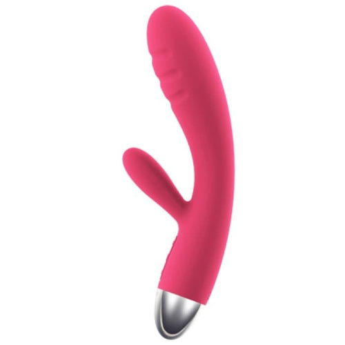 Svakom Barbara Ultra Soft - Вибратор для клитора и точки G, 18х3.6 см (розовый)
