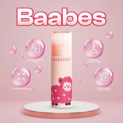 Вакуумний стимулятор клітора KISSTOY Baabes - купити в Україні | Секс шоп SEX-SHOP.ua