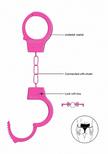 Наручники Ouch! Beginner's Handcuffs Pink