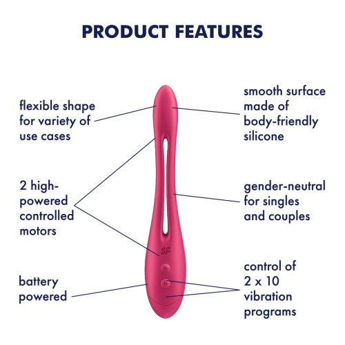 Вибратор для пар Satisfyer Elastic Game Battery Series