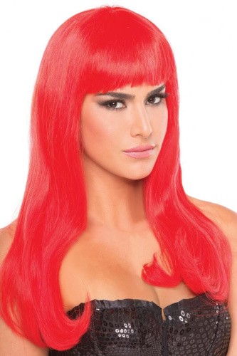 Be Wicked Wigs Pop Diva Wig Red - парик (красный)