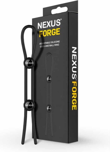 Nexus Nexus Forge Double - Ерекційне кільце, 40 см (чорний) - купити в Києві, Україні