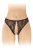 Трусики с открытым доступом Fashion Secret Victoria, S-L черные