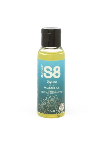 Stimul8 Massage Oil - Массажное масло, 50 мл (французская слива и египетский хлопок)