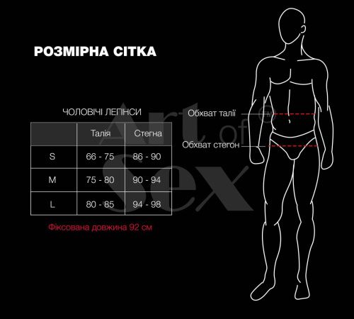 Лаковані чоловічі легінси Art of Sex - Matthias, L - купити в Україні | Секс шоп SEX-SHOP.ua