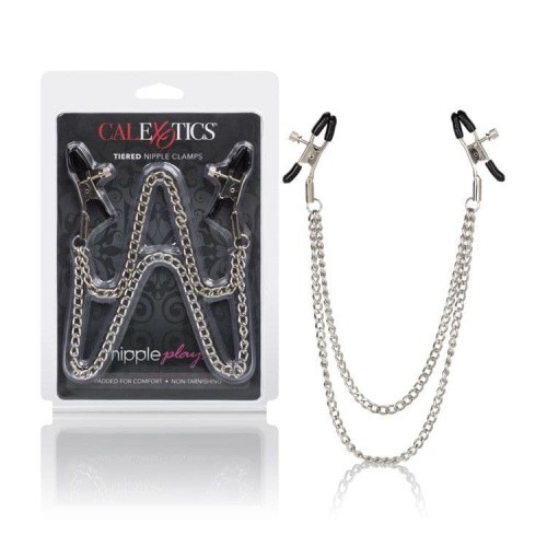 Tiered Nipple Clamps - Зажимы для сосков, 5.7х2.5 см