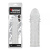 SuperMe Extension Sleeve Clear - Насадка на член рельефная, 16.2х5 см SuperMe Extension Sleeve Clear - Насадка на член рельефная, 16.2х5 см