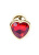 Анальная пробка с камнем Jewellery Gold Heart Plug Анальная пробка с камнем Jewellery Gold Heart Plug
