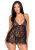 Сорочка беби-долл Leg Avenue Floral lace babydoll, M Сорочка беби-долл Leg Avenue Floral lace babydoll, M